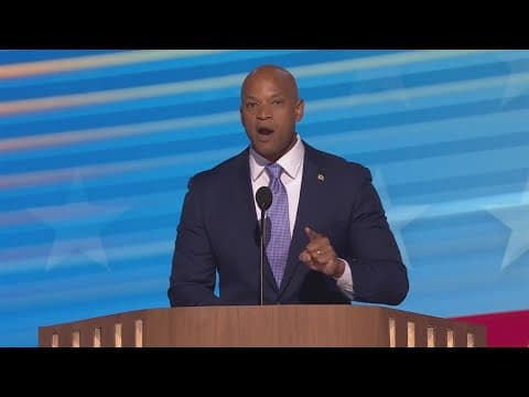 Maryland Gov. Wes Moore offers ringing endorsement of Kamala Harris at DNC: 'Right one to lead in th