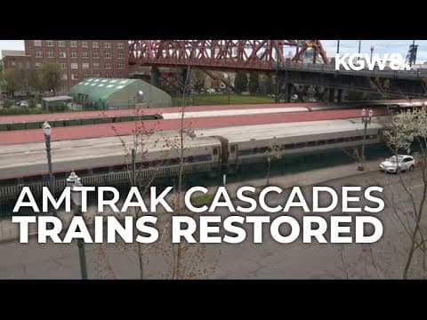 Amtrak Cascades fully restores train service after fleet shortage