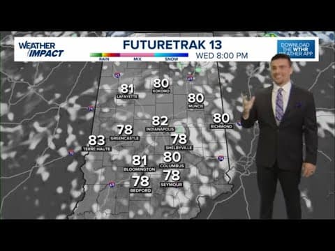 Tracking a couple days of slightly cooler air over Indiana | See how long it lasts