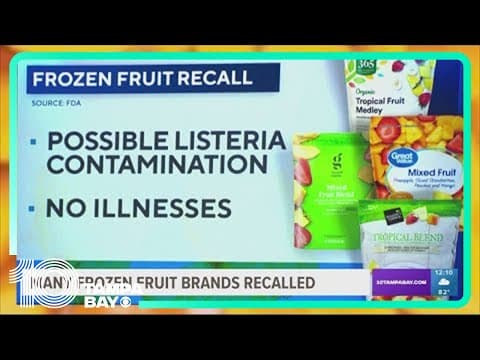 Massive frozen fruit recall includes Walmart, Target, Trader Joe's, Aldi, Whole Foods