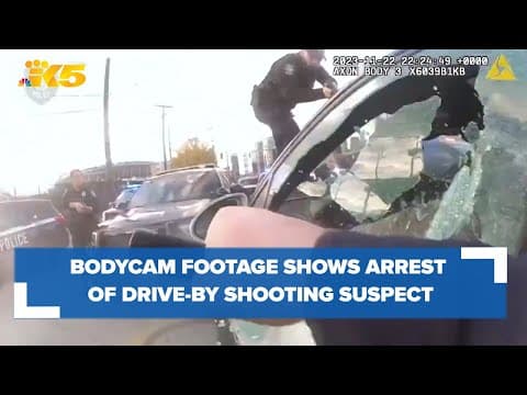 Seattle PD release footage from November drive-by shooting arrest
