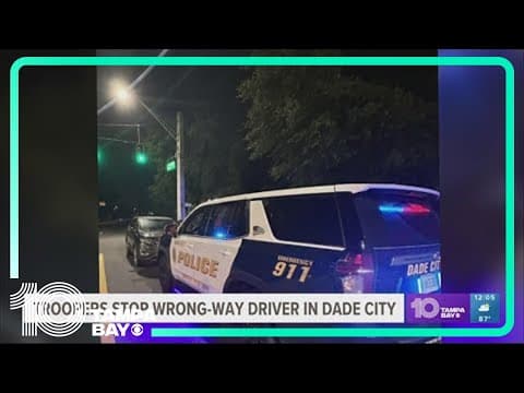 FHP: Woman arrested for DUI after driving wrong direction, crashing into police car