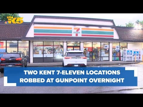 Two Kent 7-Eleven locations robbed at gunpoint