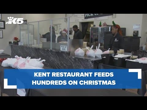 Nana's Southern Kitchen feeds hundreds in Kent on Christmas