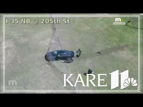 MnDOT cameras capture high-speed crash, driver tackled by law enforcement