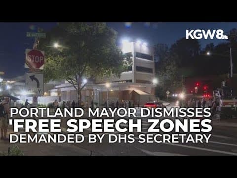 Portland city leaders reject parts of Homeland Security’s requests, reopen streets near ICE building
