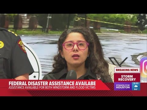 FEMA has begun storm damage inspections, Harris County Judge Lina Hidalgo says