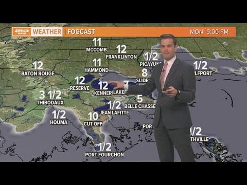 New Orleans Weather: More dense fog followed by storms Tuesday