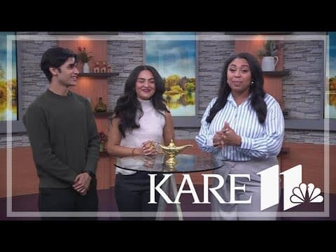 KARE 11 News at Noon brings in Aladdin and Jasmine