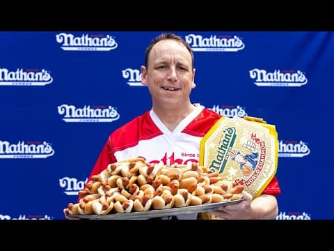 Joey Chestnut returning to Nathan's Hot Dog Eating Contest today