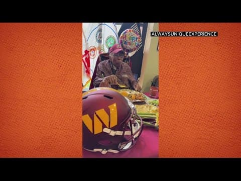 Die-hard Washington football fan turns 100! | Get Uplifted