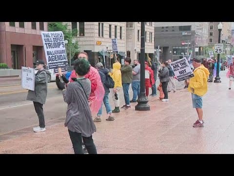 Teachers rally outside Ohio Statehouse for full funding of public schools, protections and more