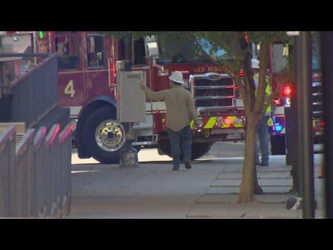 Gas leak, water main break lead to evacuation of 12-story high-rise in Downtown Dallas