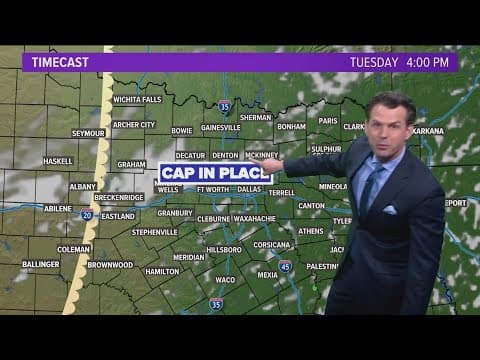 DFW Weather: Very warm to start the week, ahead of severe storm chances