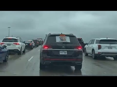 How a 35-minute drive turned into a 6-hour nightmare in messy Houston weather