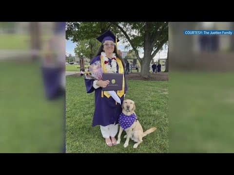 Recent graduate turns disability into advocacy after losing sight as an adult