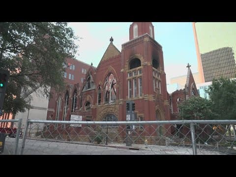 First Baptist Dallas churchgoers reflect on the historic building following devastating fire