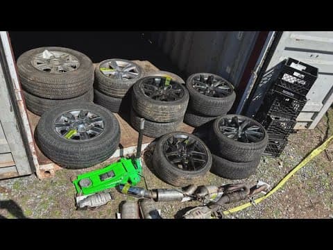 Montgomery County Police arrest men for stealing tires off cars