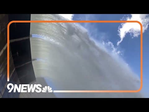 Strontia Springs Reservoir spills over dam in Waterton Canyon for first time in 5 years