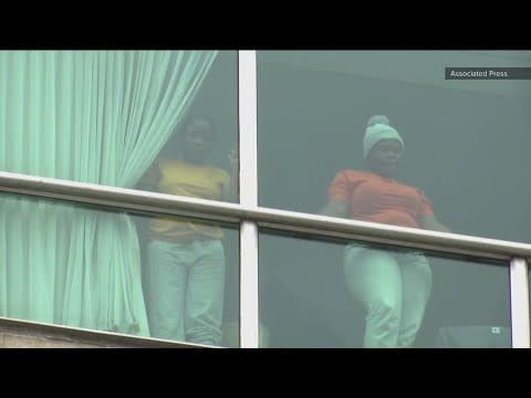 Air Force jet arrives at Miramar Marine Corps base after deporting immigrants to Panama