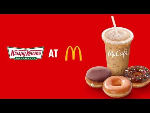 Indy McDonald's locations selling Krispy Kreme doughnuts