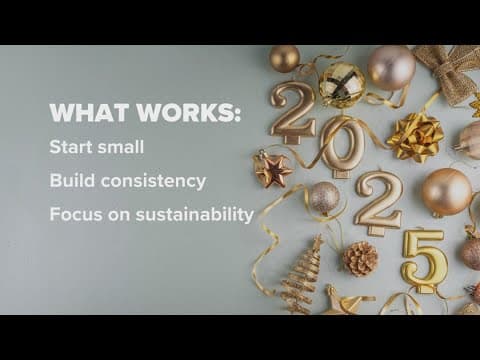 Here's how to make sure those wellness goals stick in the New Year