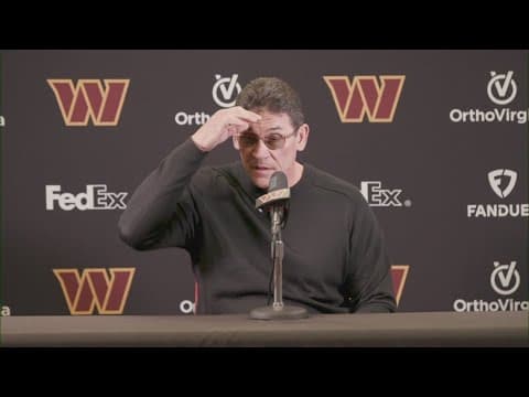 Ron Rivera on the Commanders starting Quarterback situation