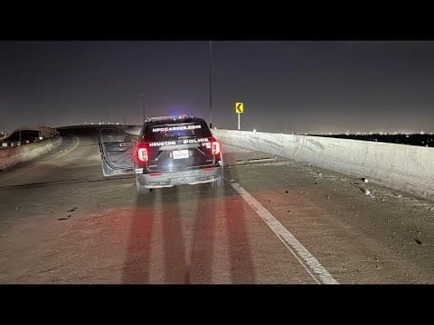 Raw video: 1 dead in apparent road rage shooting on North Loop, Houston police say