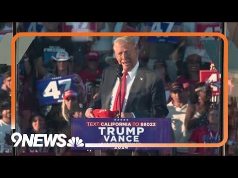 Authorities arrest man with loaded gun at checkpoint near Trump's weekend rally in California