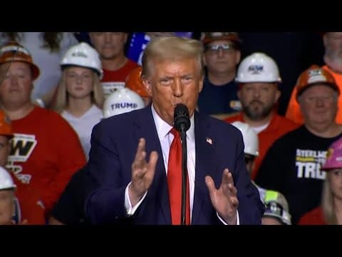 Donald Trump full speech at campaign event in Pittsburgh, PA (Nov. 4, 2024)