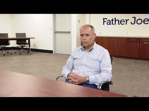 Deacon Jim Vargas of Father Joe's Villages reacts to Governor's executive order on encampments