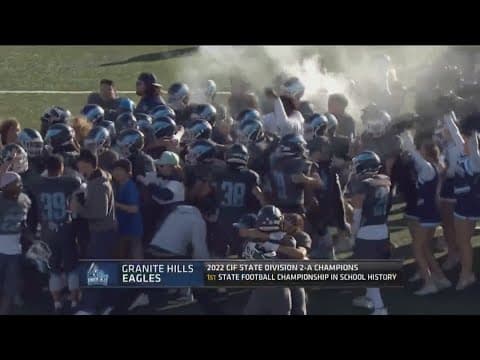 Granite Hills High School wins 2-A State Championship