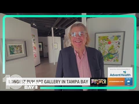 Meet the owner of Tampa's longest-running art gallery who loves giving back to the community