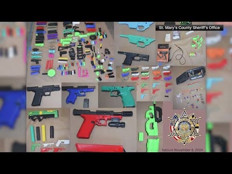 Police continue to search for man who built 80 ghost guns in Prince Mary's County