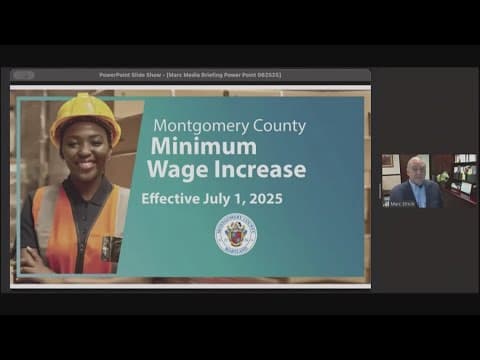 Small increase in Montgomery County pay wage