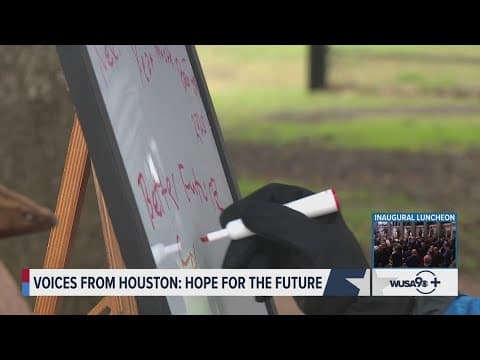 Houston residents discuss what they hope to see from President Trump's second term