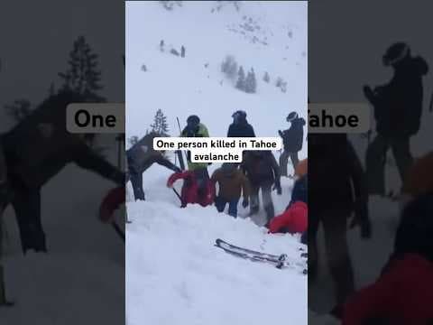 Avalanche in Palisades Tahoe kills one, at least three injured #tahoe #avalanche #news