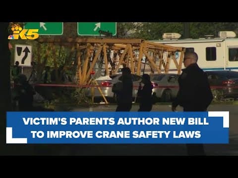 Victim's family authors bill for improved safety after deadly 2019 crane collapse