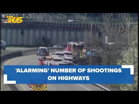 State troopers investigate 'alarming' number of drive-by shootings on King County highways