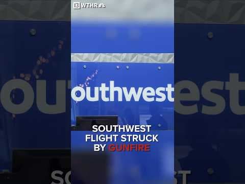 Southwest flight struck by gunfire while taking off