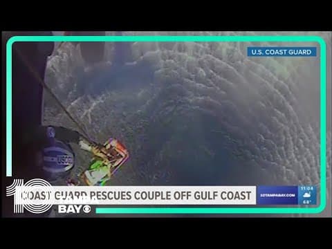 Coast Guard rescues 2 people, dog 90 miles off Hernando Beach