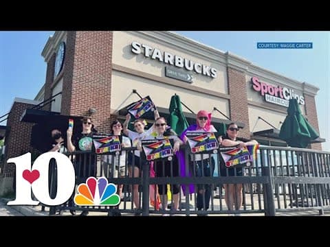 Workers at a Knoxville Starbucks join national 'Strike with Pride' movement