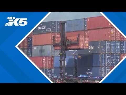 Ports of Seattle, Tacoma warn of empty retail shelves, fewer labor hours for truckers, longshoremen