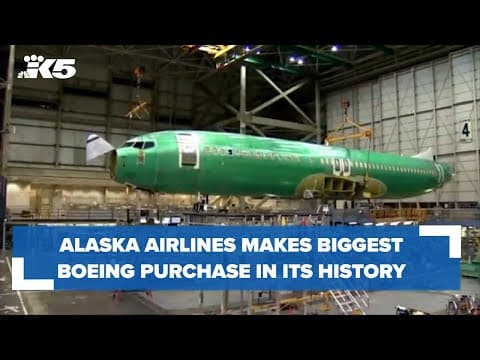 Alaska Airlines make biggest Boeing aircraft purchase in its history