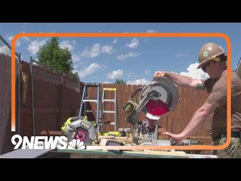 Navy members volunteer to help build homes for Colorado families in need