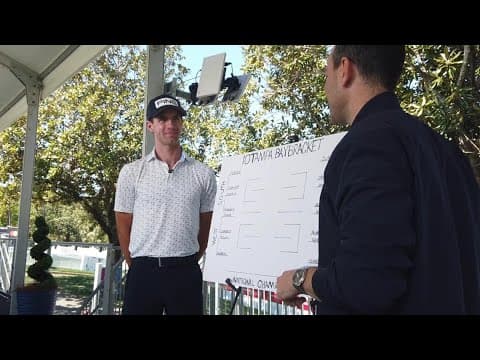Fill out your March Madness bracket with PGA golfer Alex Smalley