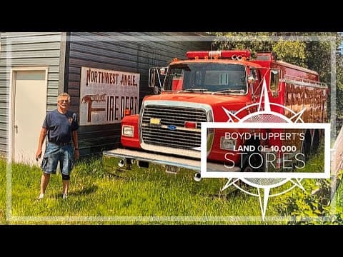 Firefighter poses for photo in front of every fire department in Minnesota – all 775