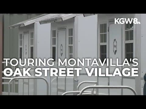 New shelter pods open in Portland, offering safe space for 40 homeless residents