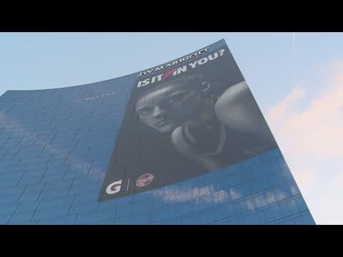 Massive Caitlin Clark Gatorade ad put up in downtown Indy