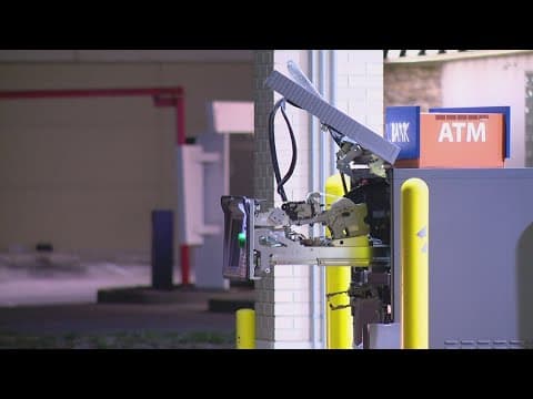 ATM theft attempt leads to chase and car fire